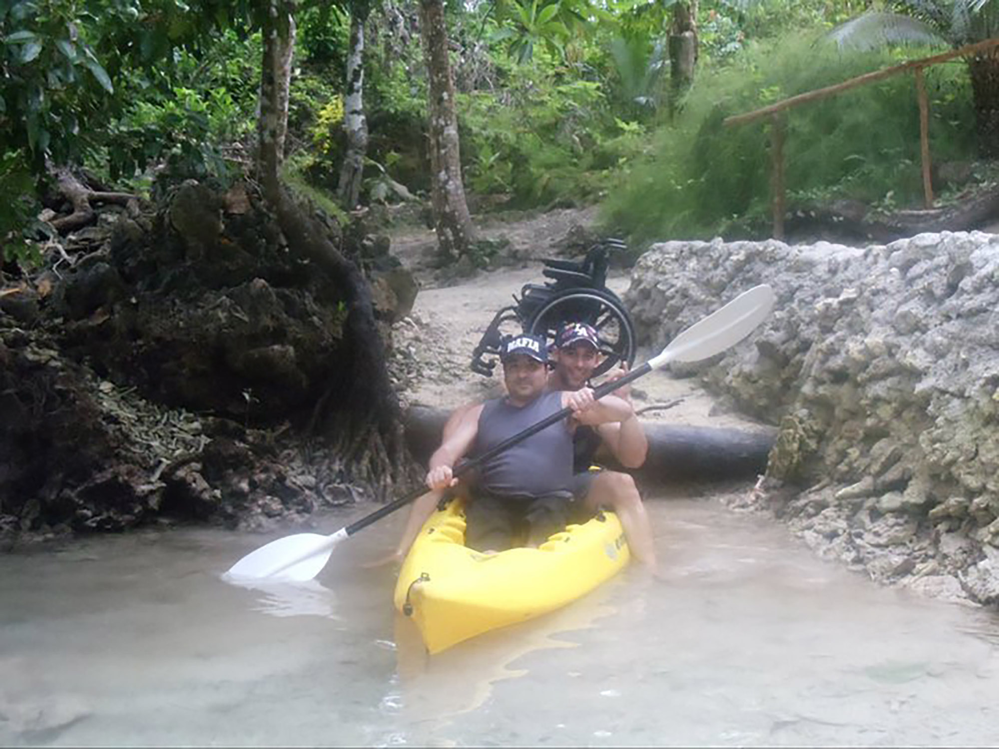 Despite the potential for difficulties while travelling with a wheelchair Robert says he has had some amazing experiences. (Source: Supplied)