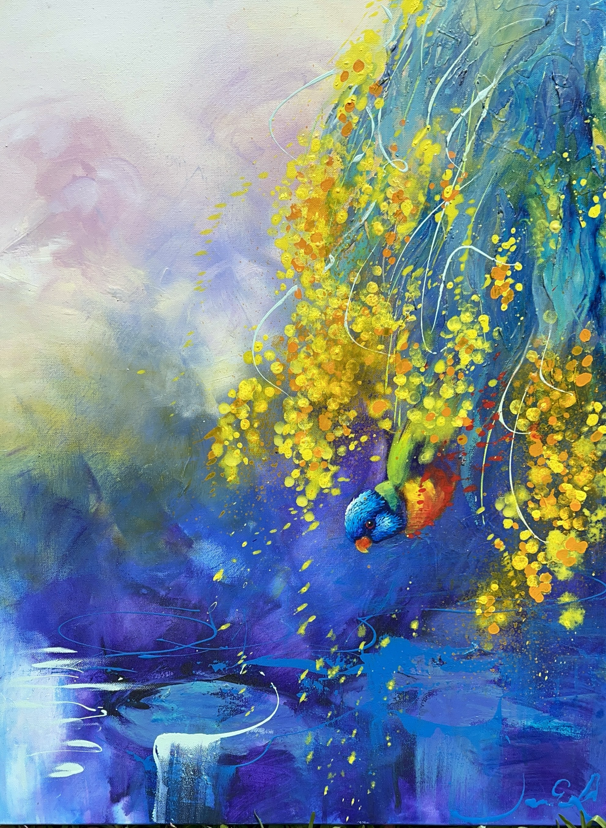 Wattle Time With Acrylics | Jenni Kelly