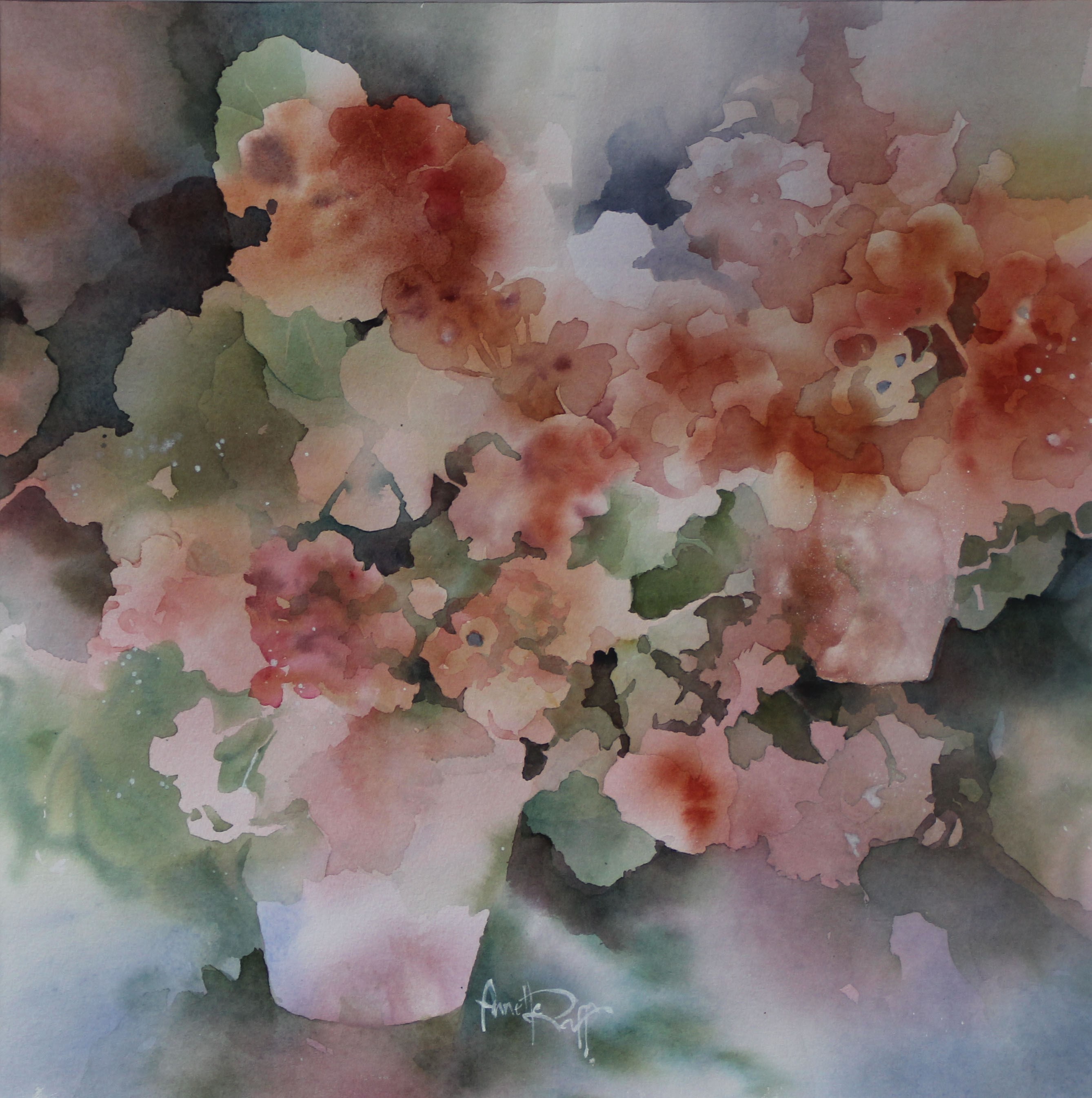 Negative Painting with Watercolour | Annette Raff