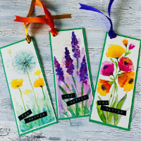 Watercolour Magic - Beautiful Bookmarks - Online Class