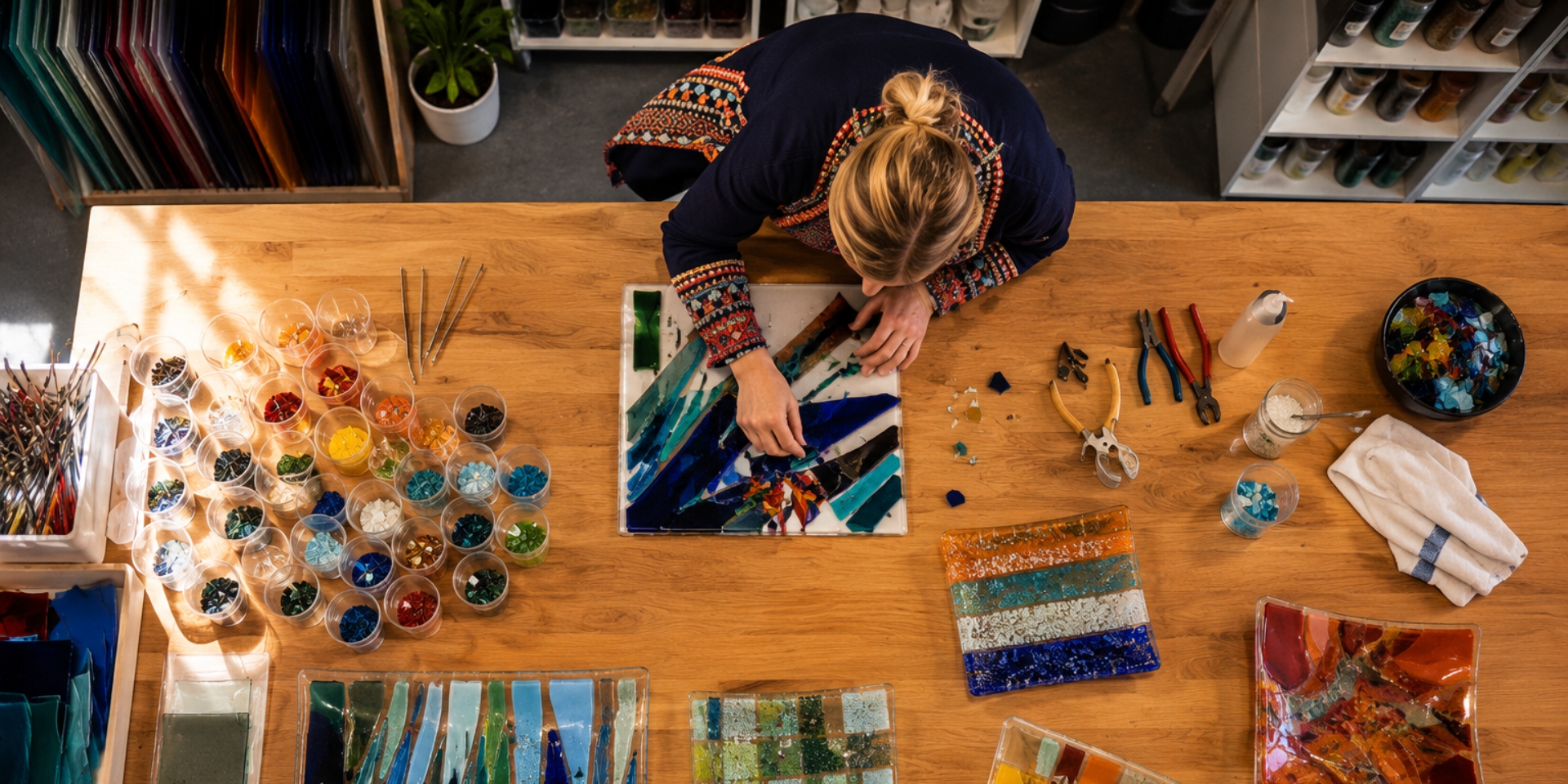 Glass Platters: Glass Fusing & Kiln Art
