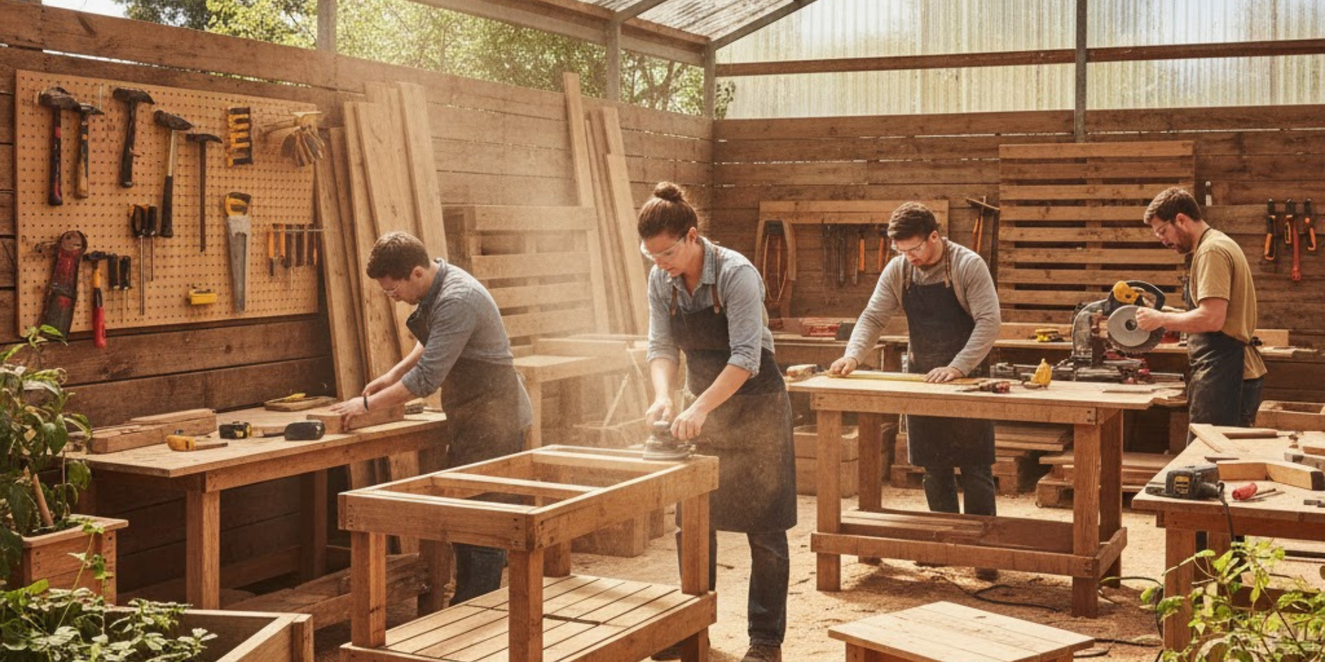 Home DIY: Build Outdoor Furniture from Recycled Timber