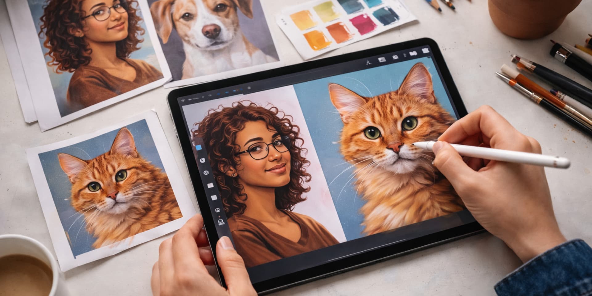 Creating a Digital Art Portrait with Procreate (6-Hour Workshop)