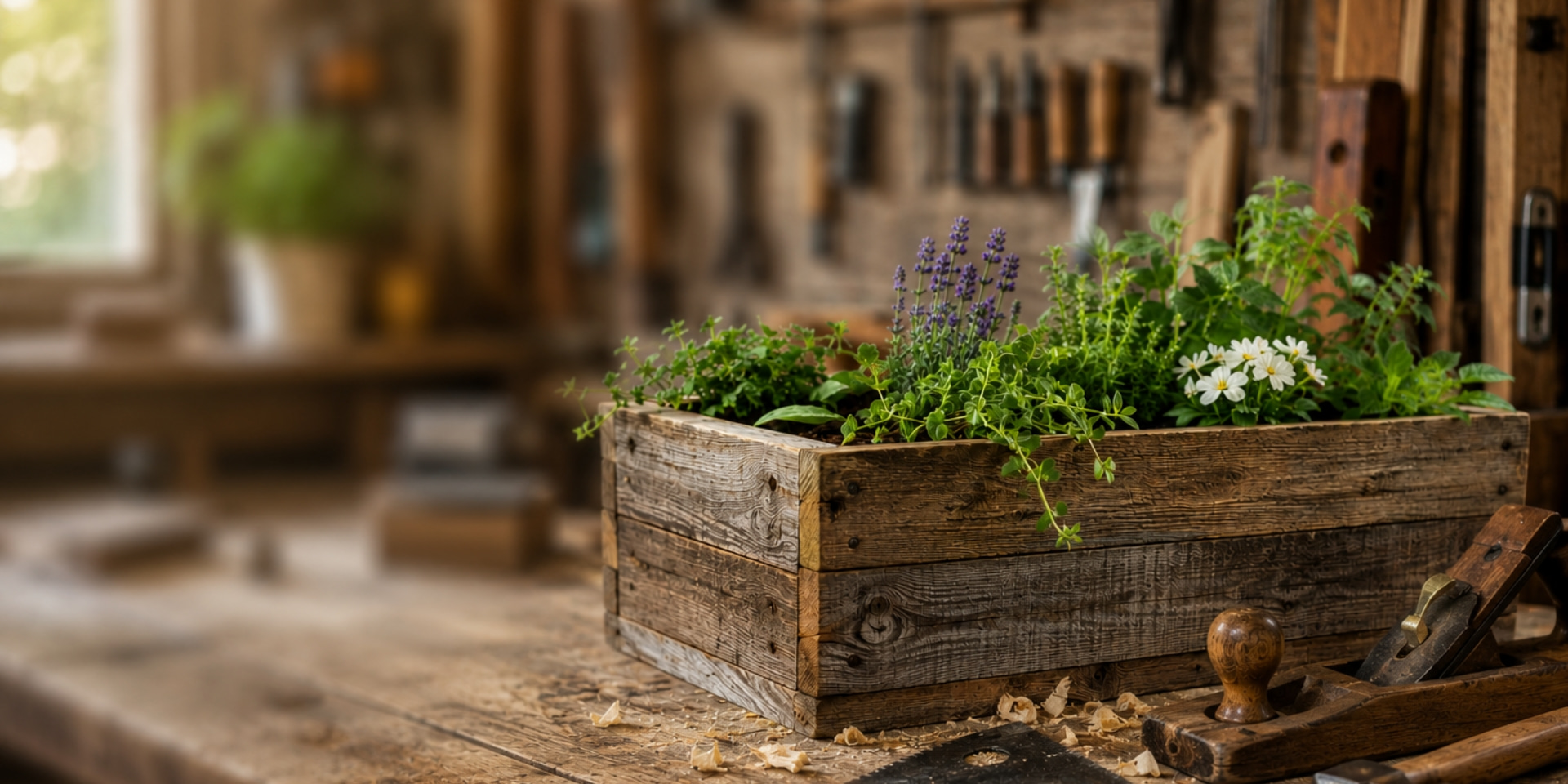 MYO Self Watering Planter Box from Reclaimed Timber