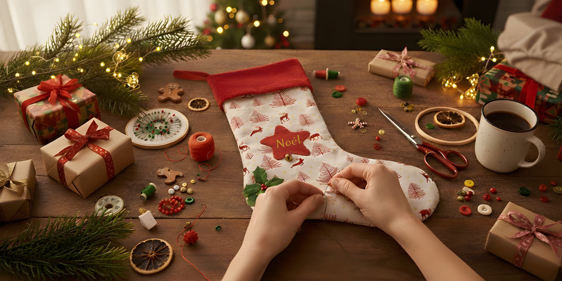 Stitch an Embroidered Christmas Stocking Workshop