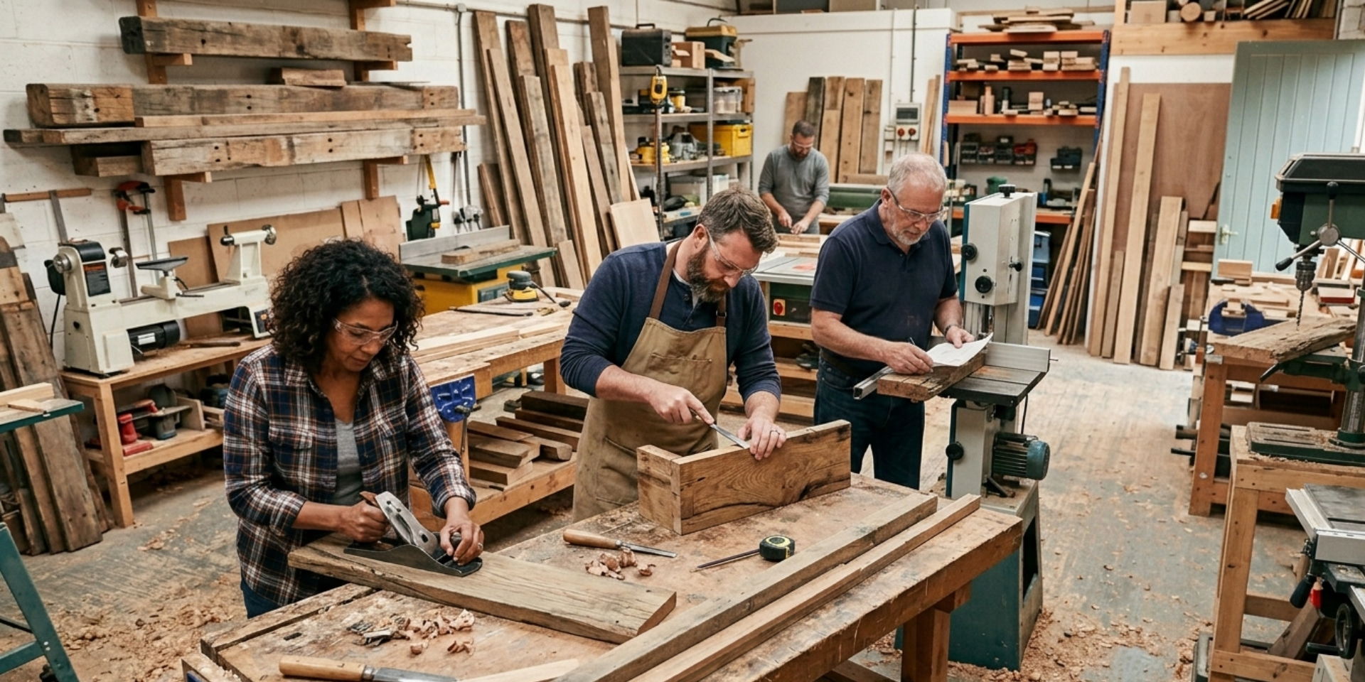 Woodworking Skills with Reclaimed Timber