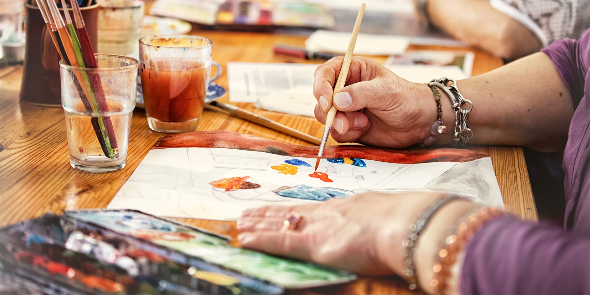 Watercolour Painting Still Life Short Courses Sydney