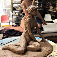 Life Model in Clay with Richard Byrnes - Holiday Workshop
