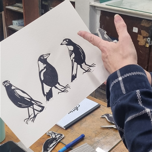 Lino Printmaking Workshop with Mark Rowden / 1 Day Workshop