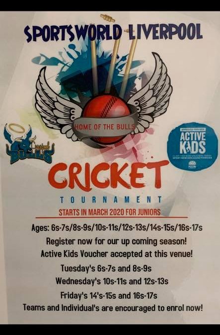 Get amongst our Junior Indoor Cricket season….