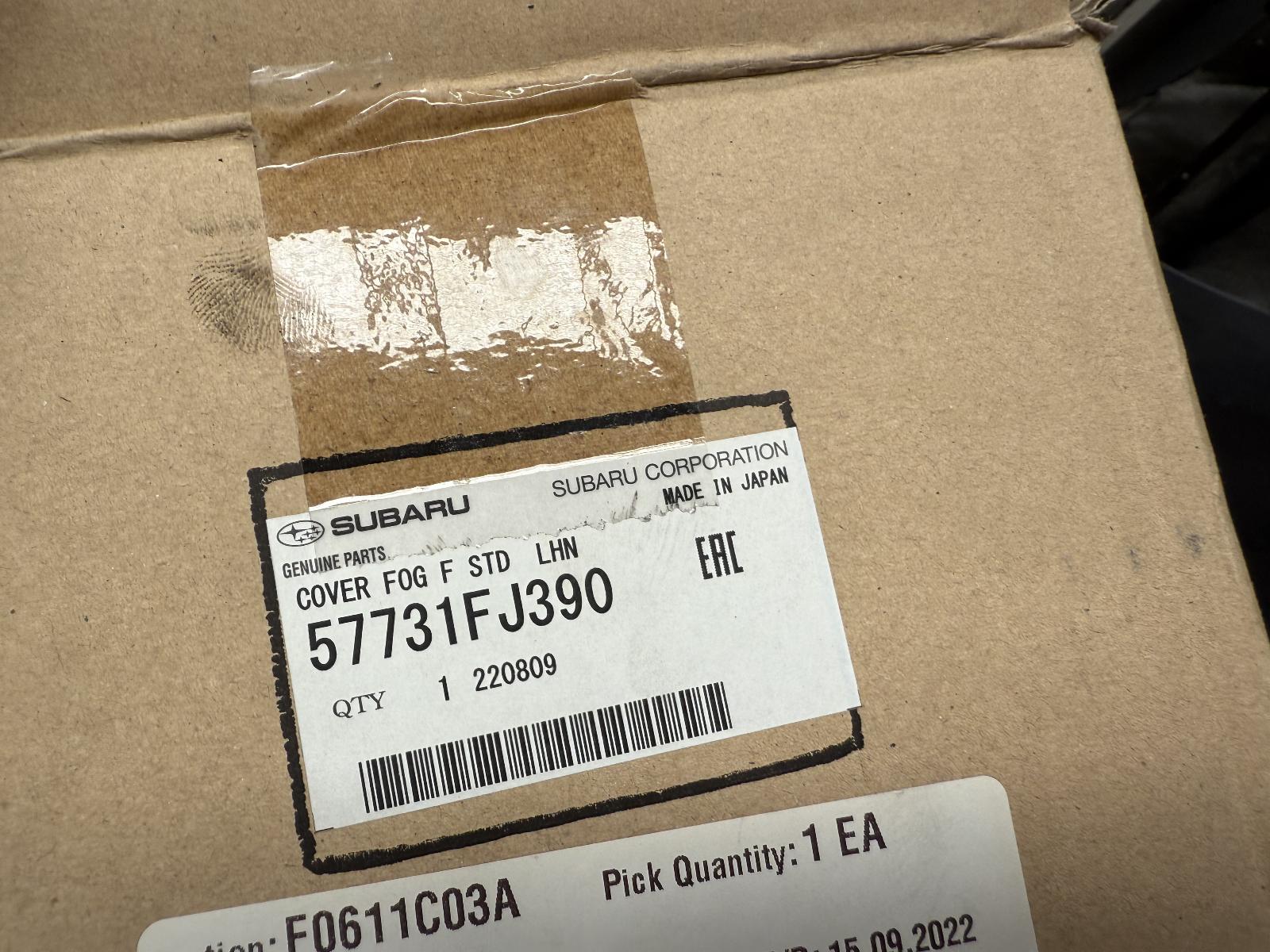 View Auto part Left Indicator/Fog/Side Subaru Impreza 2015