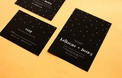 paperlust wedding invitation set sample