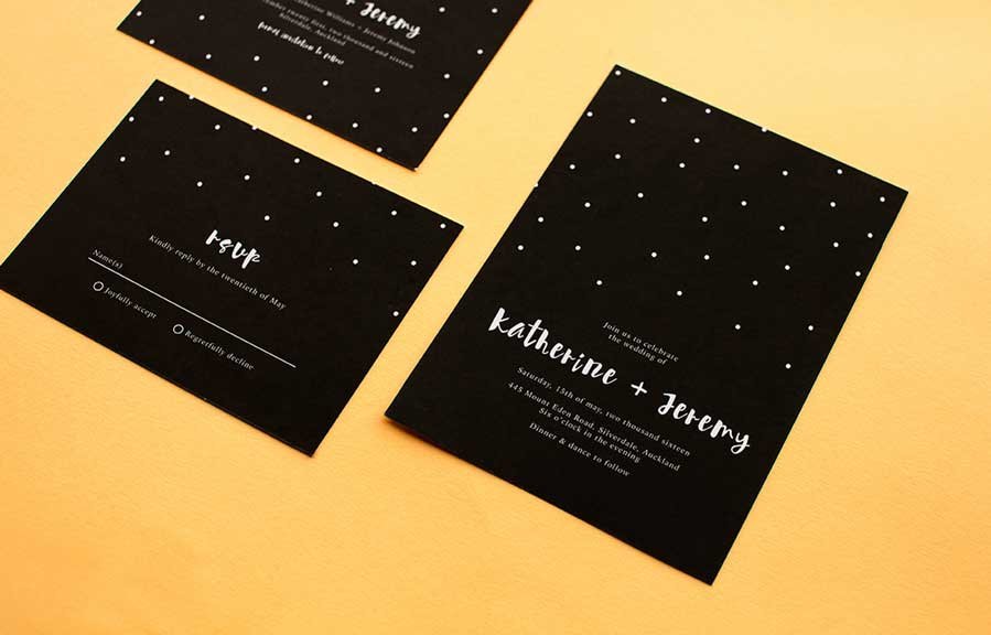 paperlust wedding invitation set sample