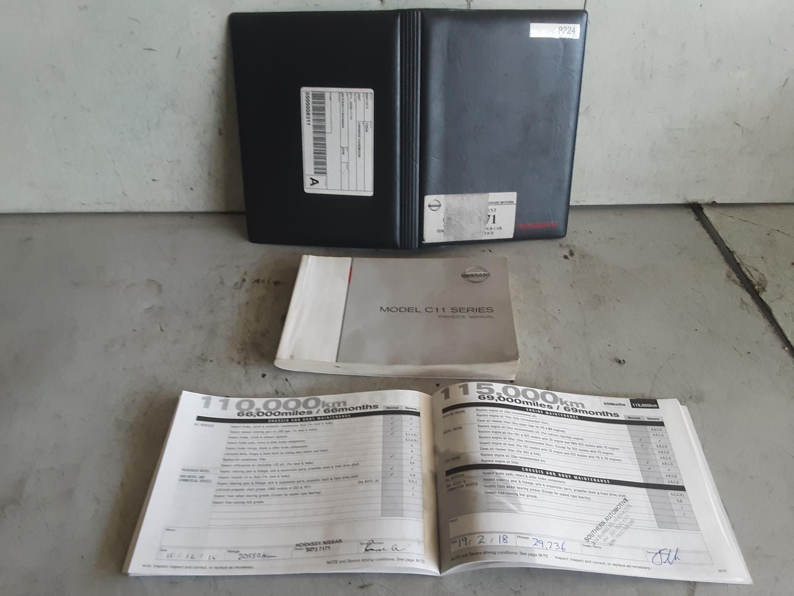 NISSAN TIIDA OWNERS HANDBOOK C11, 09/04-01/13 04 05 06 07 08 09 10 11