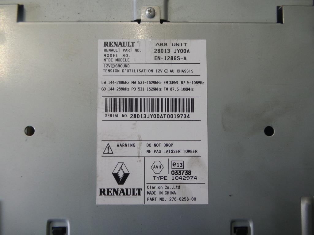 View Auto part Radio/Cd/Dvd/Sat/Tv Renault Kaleos 2009