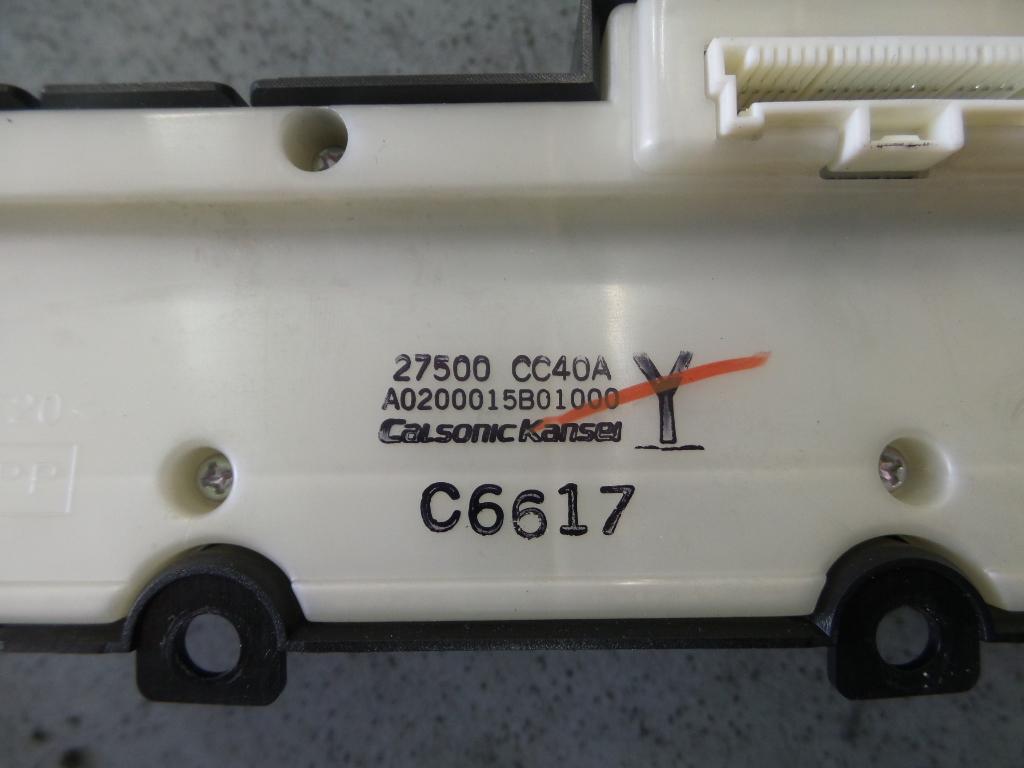 View Auto part Heater/Ac Controls Nissan Murano 2007