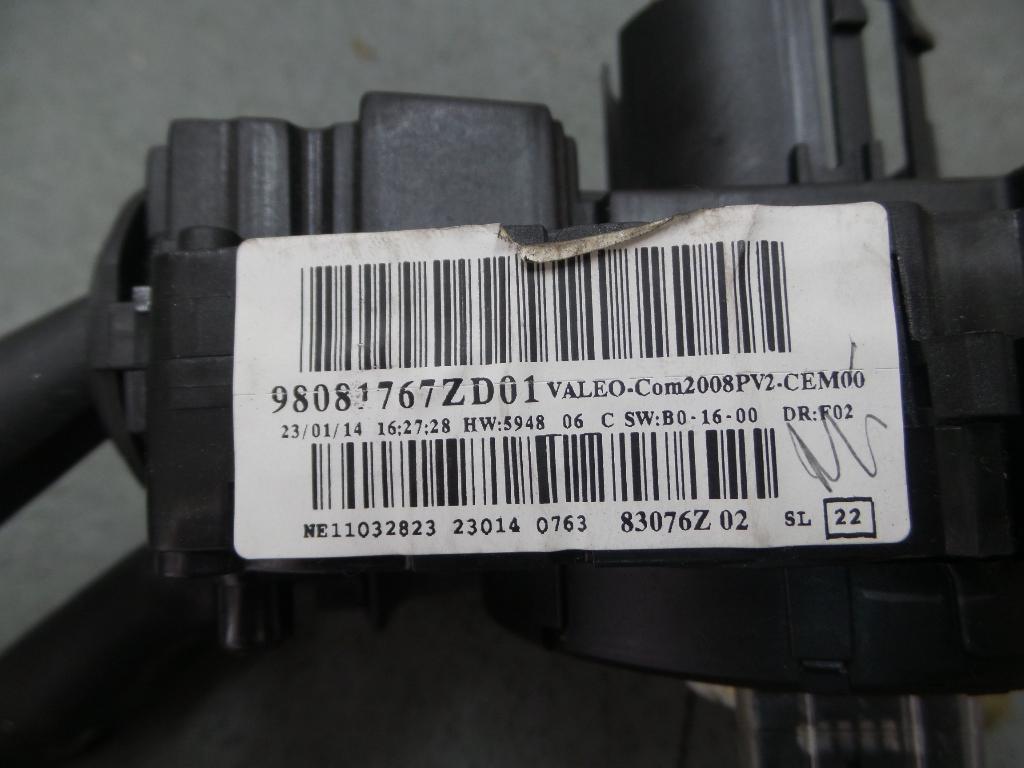 2014 Peugeot 2008 Combination Switch View Auto part Combination Switch Peugeot 2008 2014