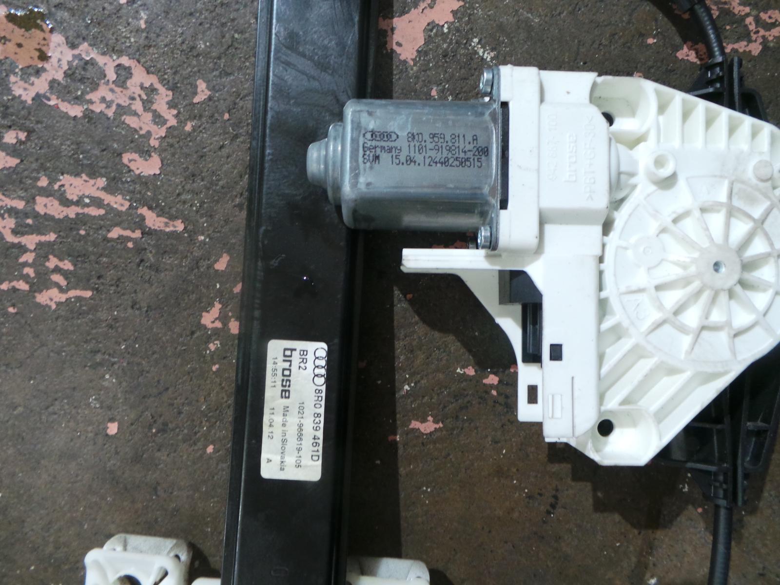 View Auto part Left Rear Wnd Reg/Motor Audi Q5 2012