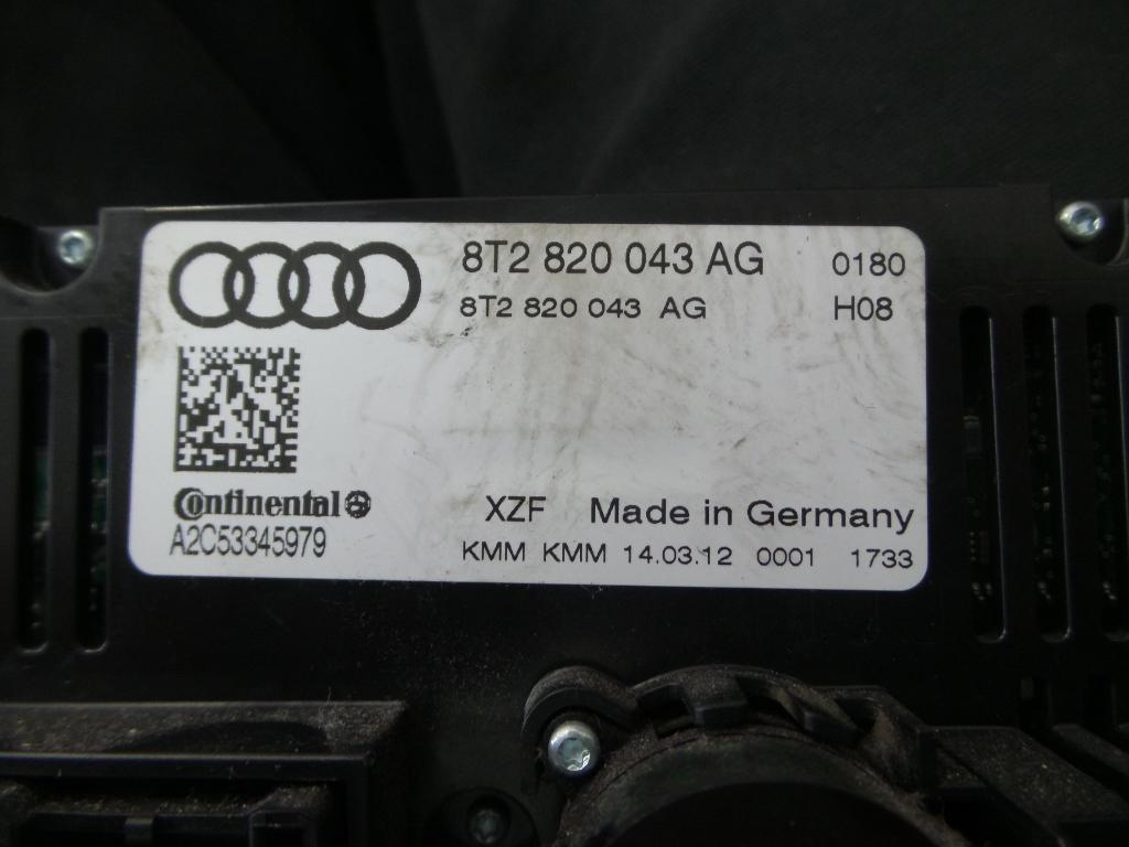 View Auto part Heater/Ac Controls Audi Q5 2012