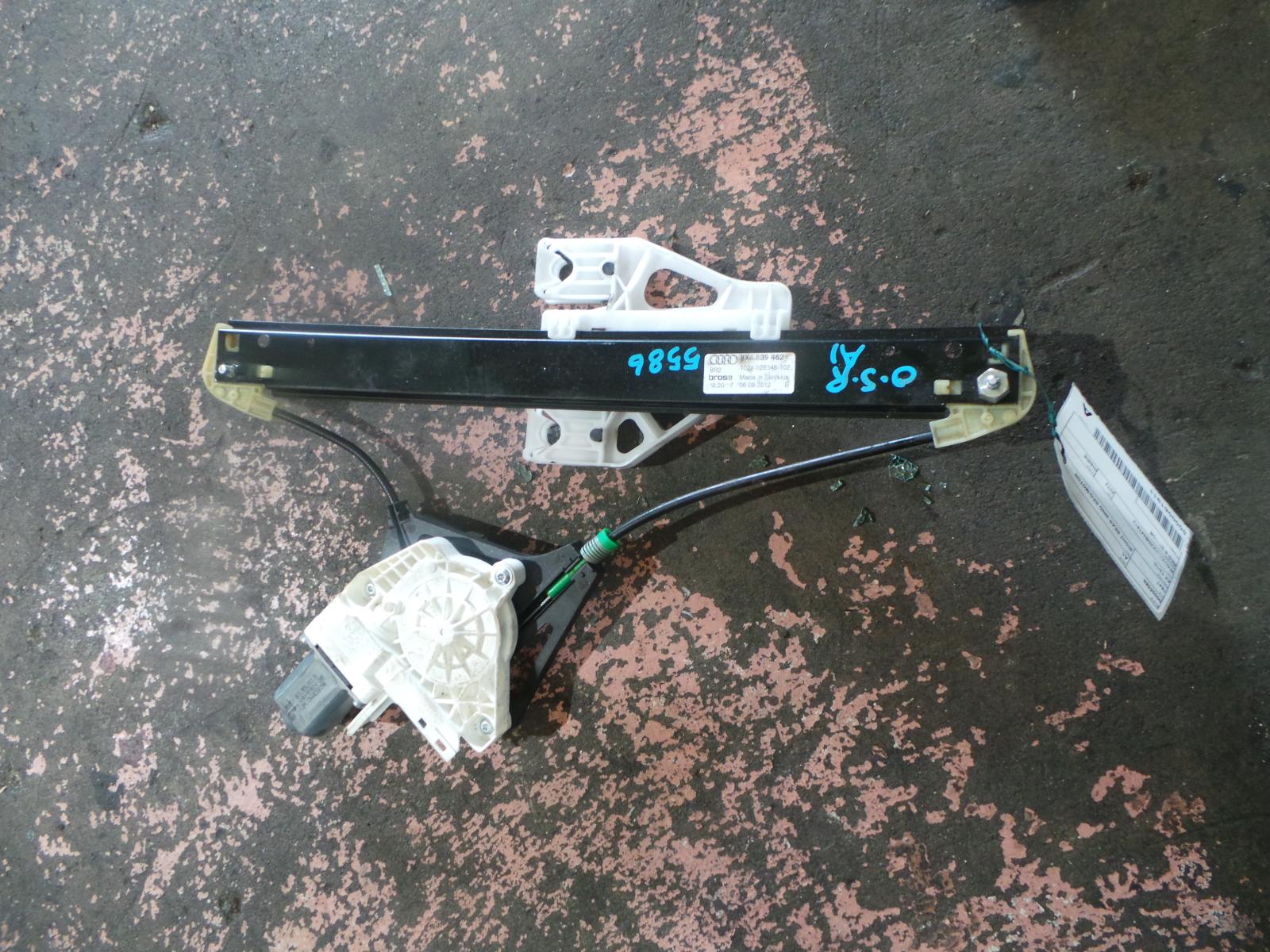 2013 Audi A1 Right Rear Wnd Reg/Motor View Auto part Right Rear Wnd Reg/Motor Audi A1 2013