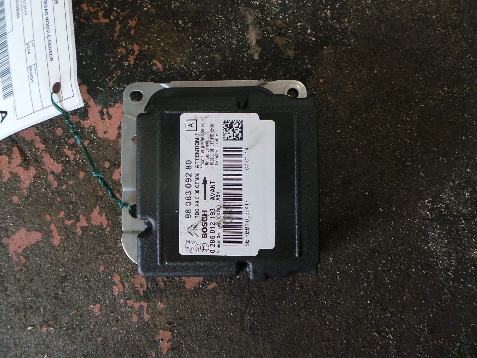 View Auto part Airbag Module/Sensor Peugeot 2008 2014