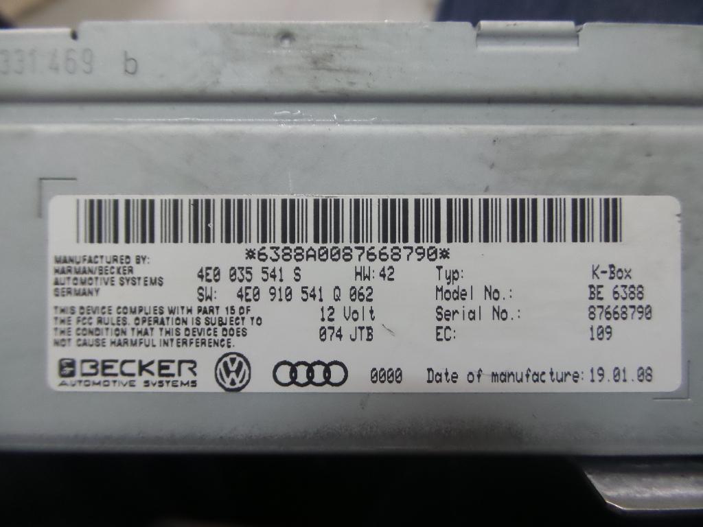 View Auto part Radio/Cd/Dvd/Sat/Tv Audi Q7 2008