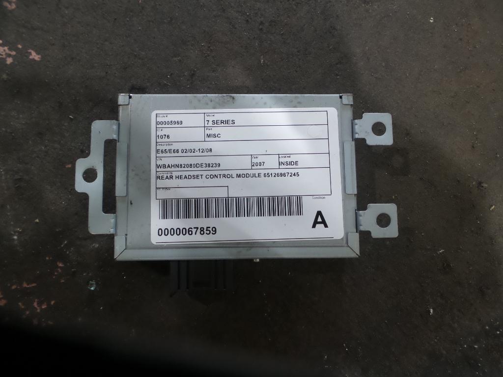 2007 Bmw 7 Series Misc View Auto part Misc Bmw 7 Series 2007