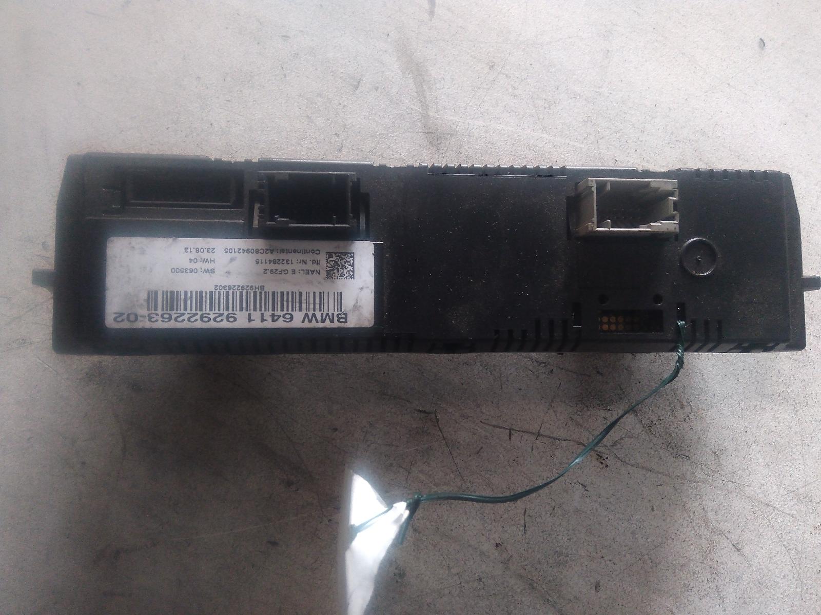 View Auto part Heater/Ac Controls Bmw X1 2013