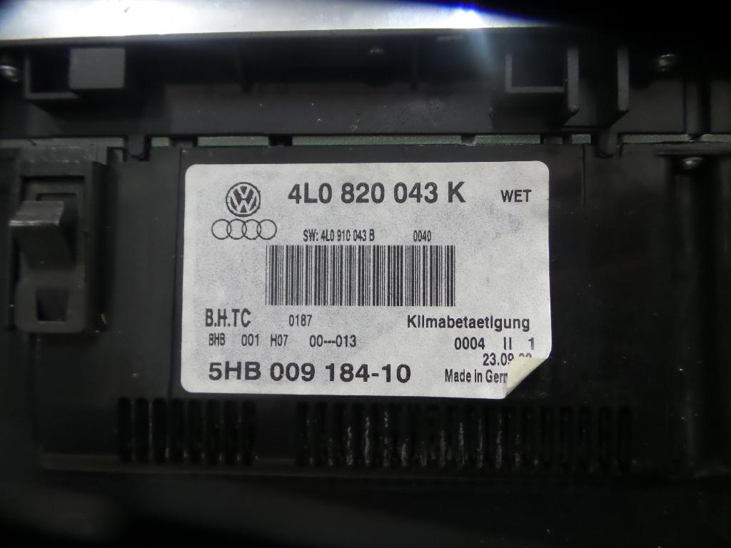 View Auto part Heater/Ac Controls Audi Q7 2009