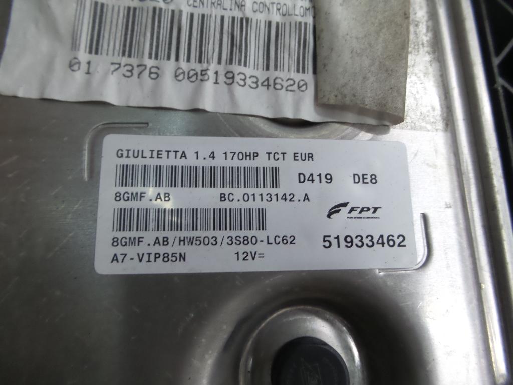 2014 Alfa Romeo Giulietta Ecu View Auto part Ecu Alfa Romeo Giulietta 2014