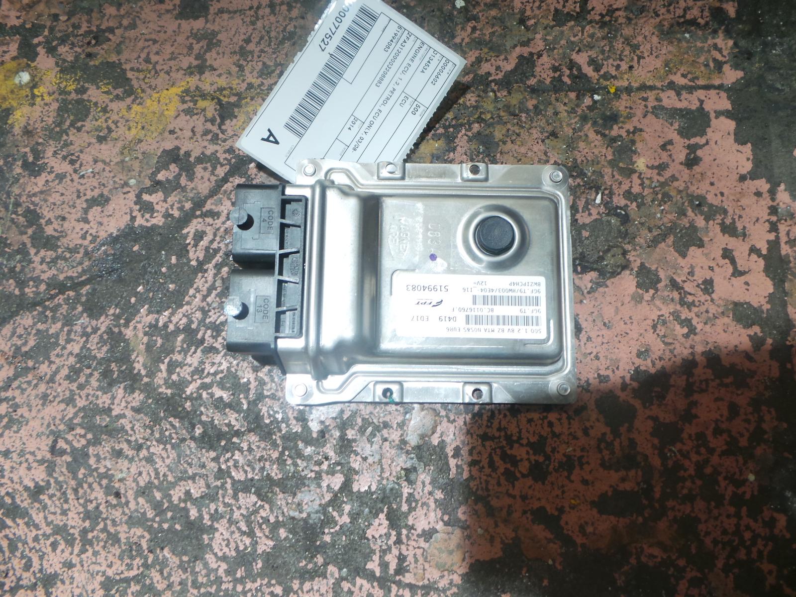 2014 Fiat 500 Ecu View Auto part Ecu Fiat 500 2014