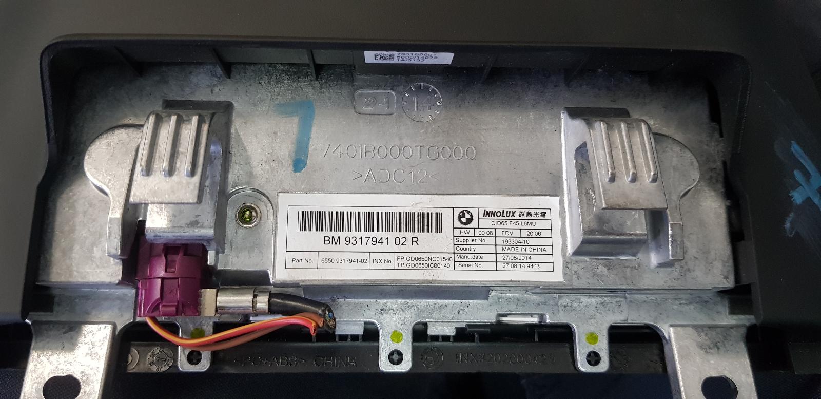 View Auto part Radio/Cd/Dvd/Sat/Tv Bmw 2 Series 2014