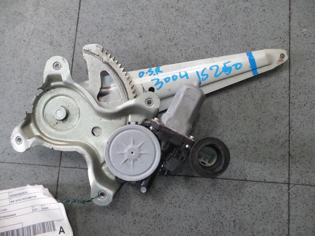 2007 Lexus Is250/is250c Right Rear Wnd Reg/Motor View Auto part Right Rear Wnd Reg/Motor Lexus Is250/is250c 2007