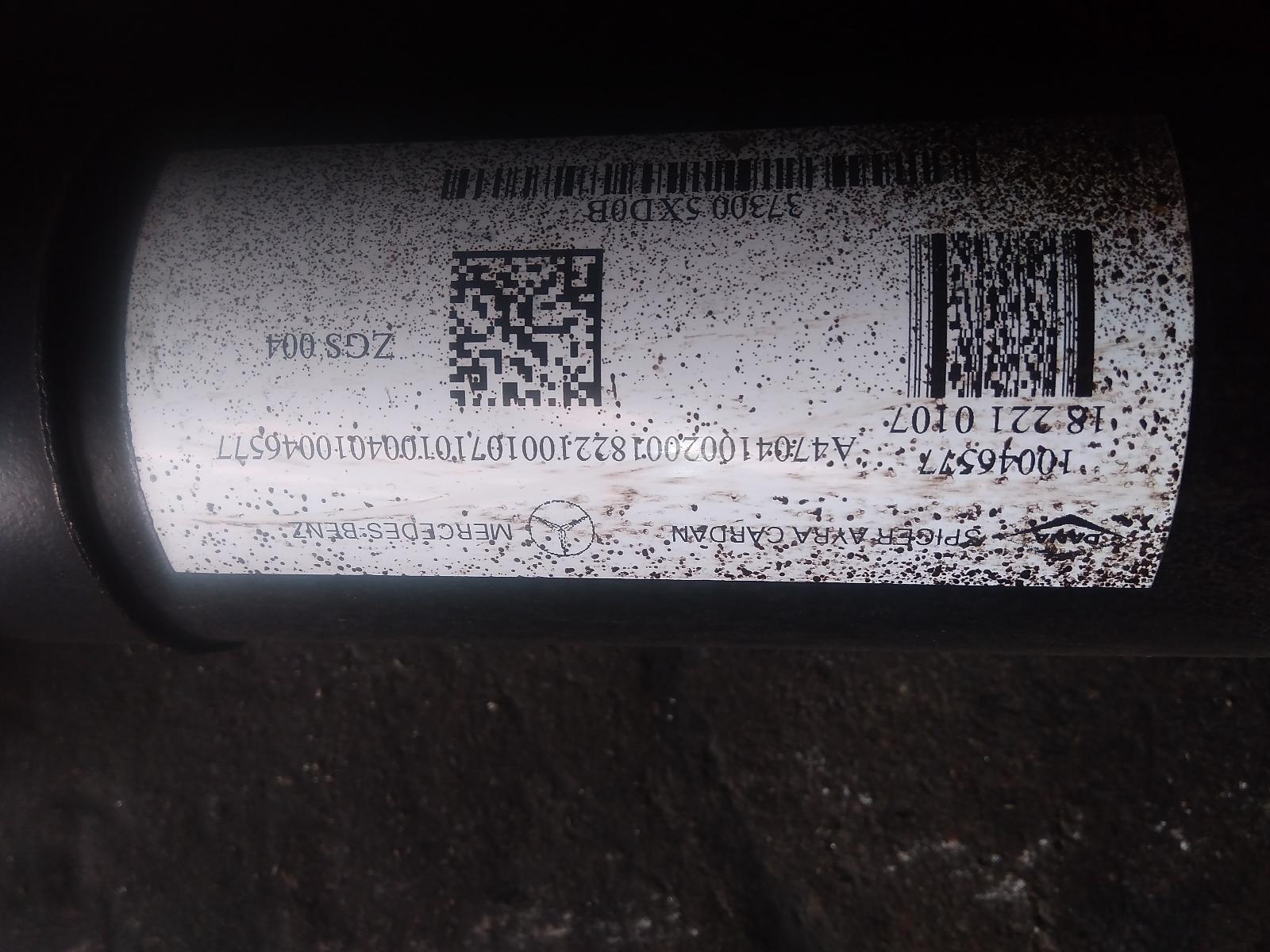 View Auto part Rear Drive Shaft Mercedes X Class 2019