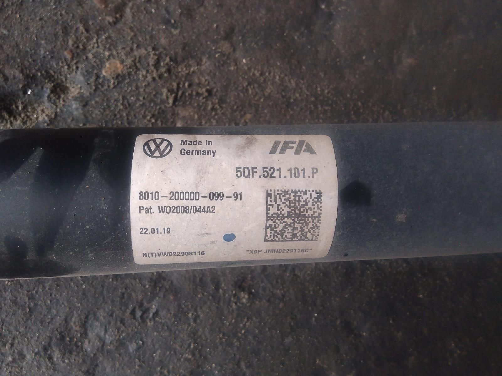 View Auto part Rear Drive Shaft Volkswagen Tiguan 2019