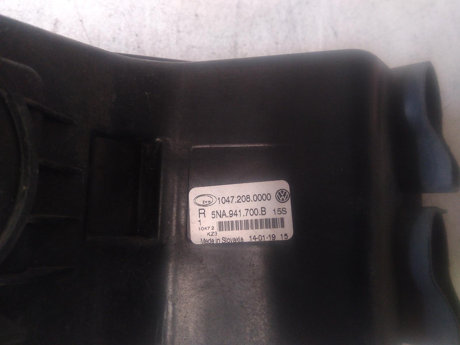 View Auto part Right Indicator/Fog/Side Volkswagen Tiguan 2019