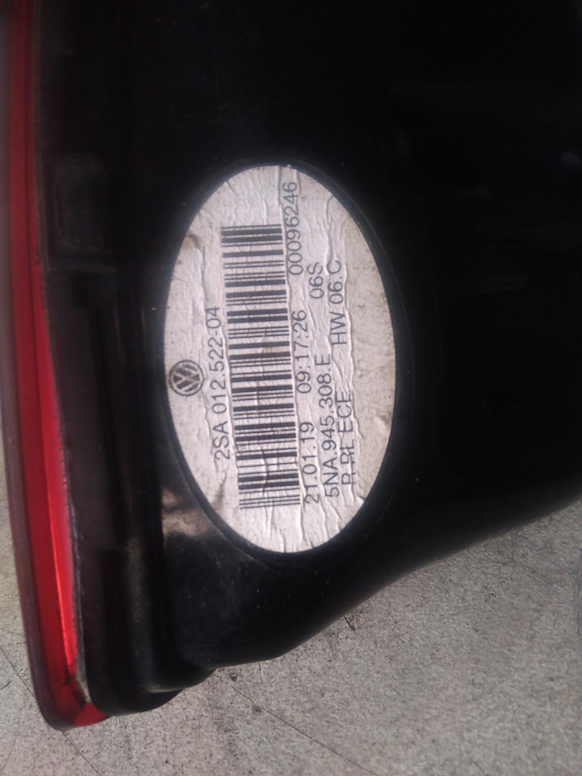 View Auto part Rear Garnish Volkswagen Tiguan 2019