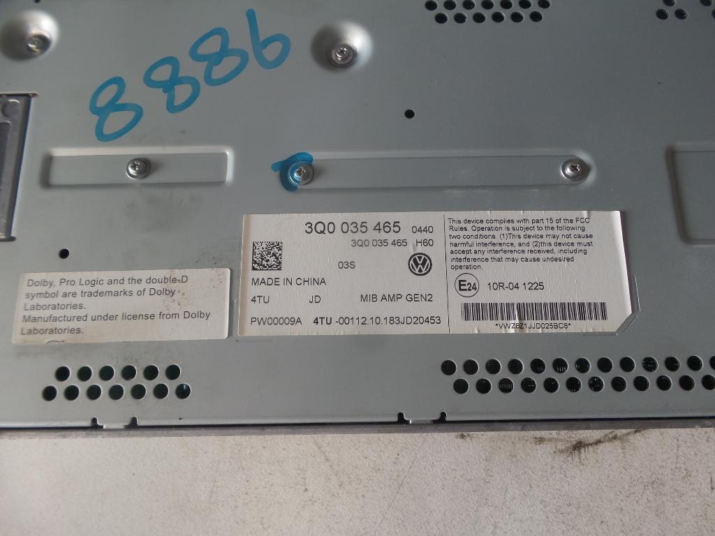 View Auto part Radio/Cd/Dvd/Sat/Tv Volkswagen Tiguan 2019