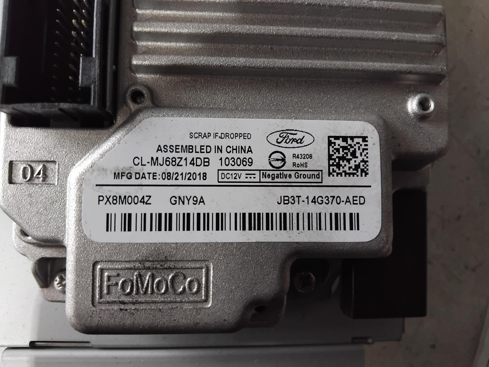 2018 Ford Everest Radio/Cd/Dvd/Sat/Tv View Auto part Radio/Cd/Dvd/Sat/Tv Ford Everest 2018