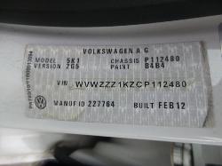 View Auto part Turbo Supercharger Volkswagen Golf 2012