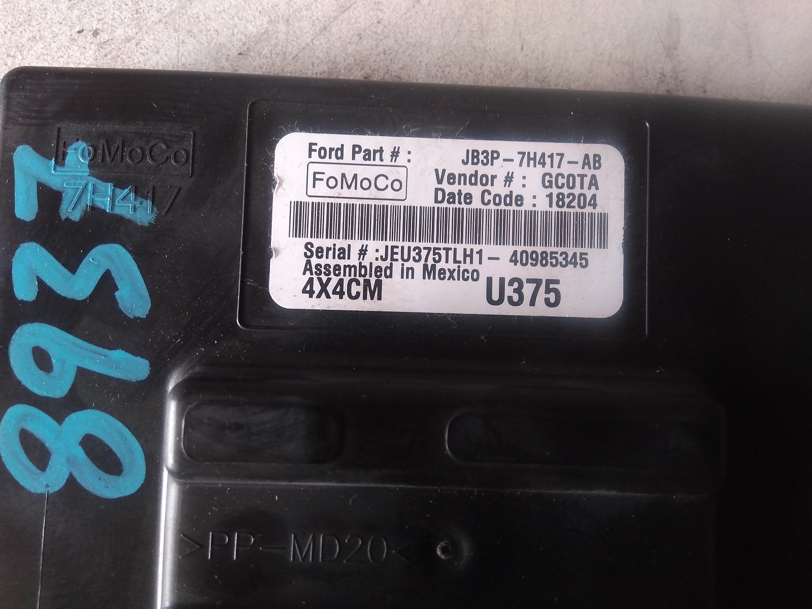 View Auto part Ecu Ford Everest 2018