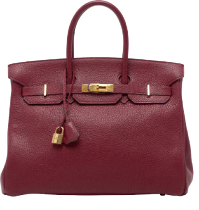 A Birkin 35 Handbag by Hermès, Sold for $15,000