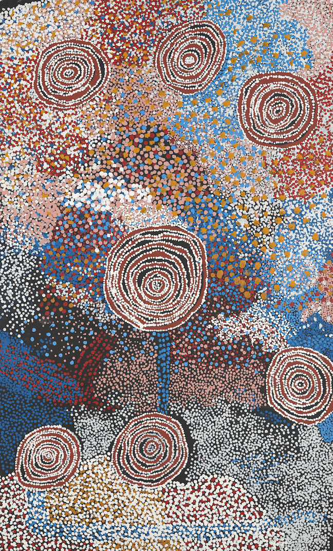 Indigenous Art. BILL WHISKEY TJAPALTJARRI. Leonard Joel Auctions