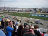 NASCAR racing at Las Vegas