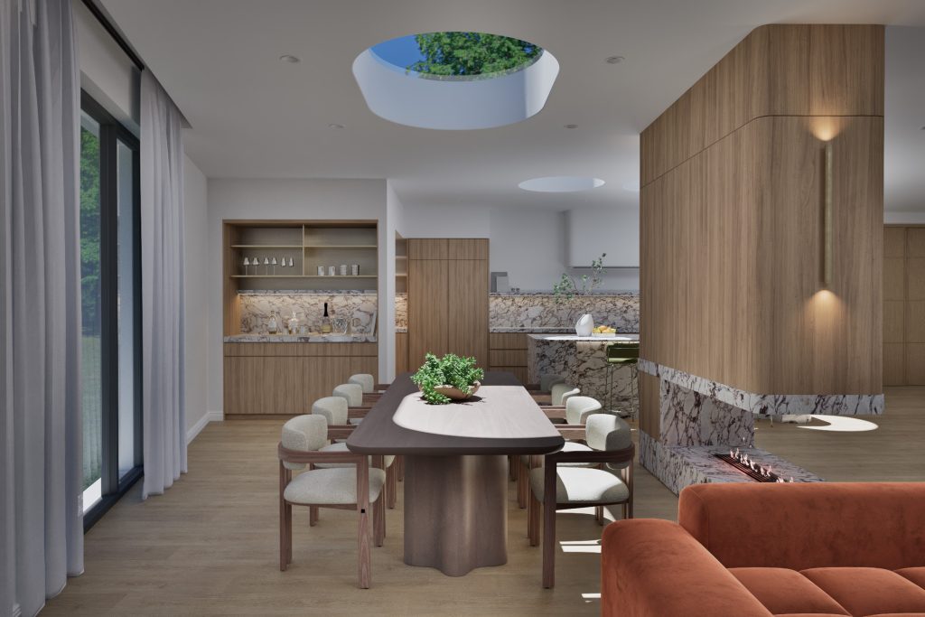 VELUX VR interior design render in Mediterranean