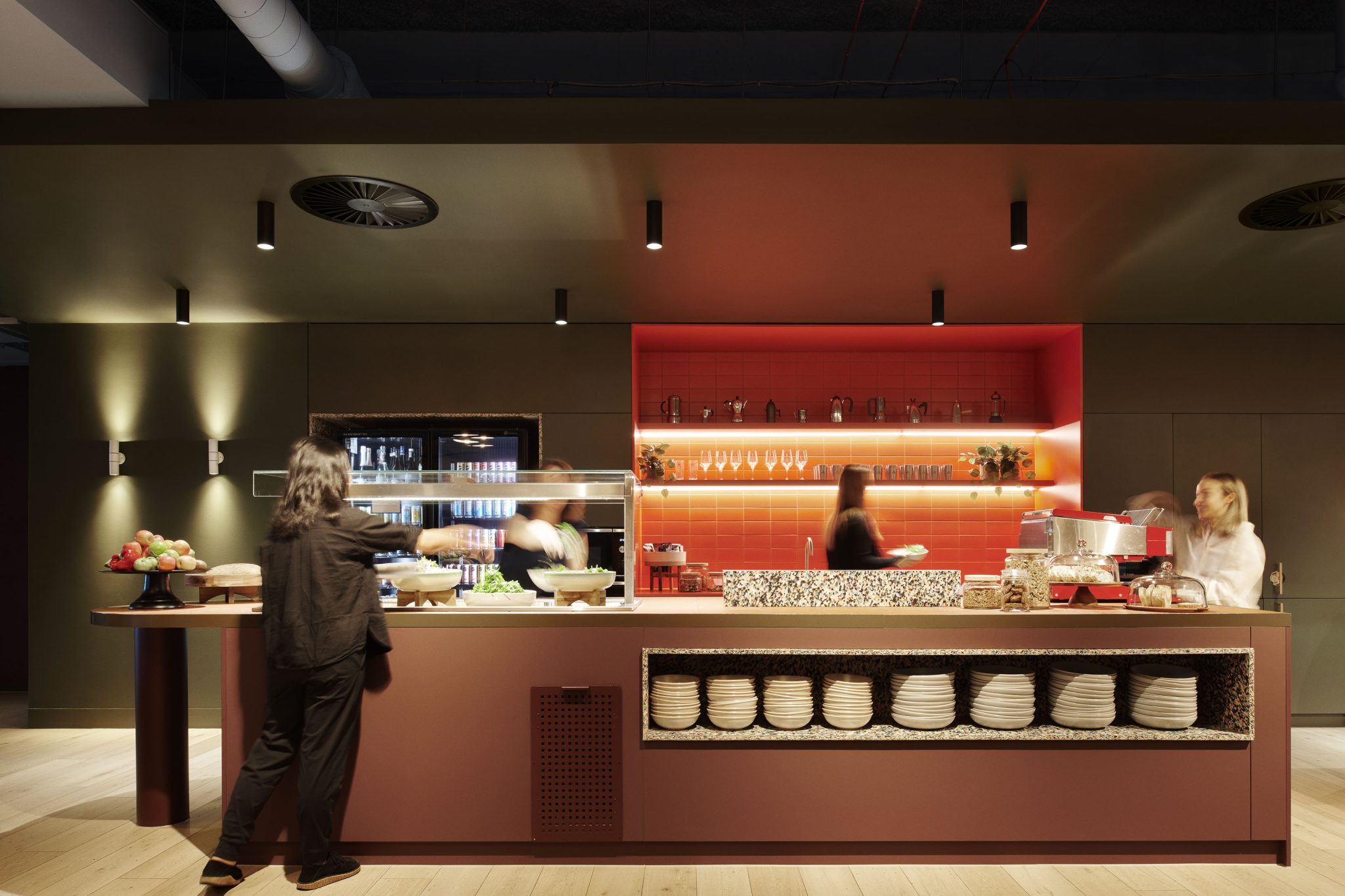 Atlassian Melbourne office kitchen