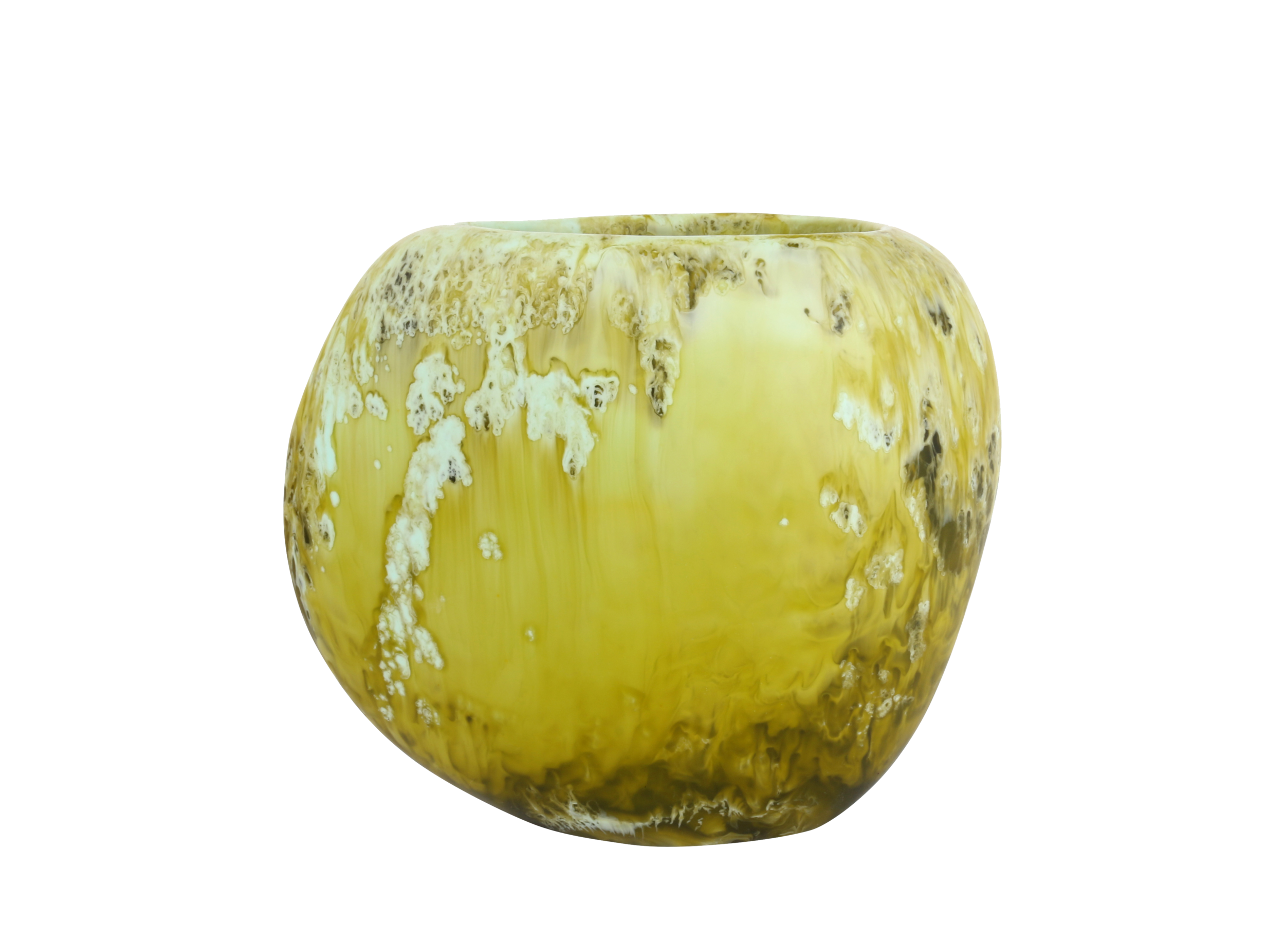 Large Rock Vase Malachite Loam