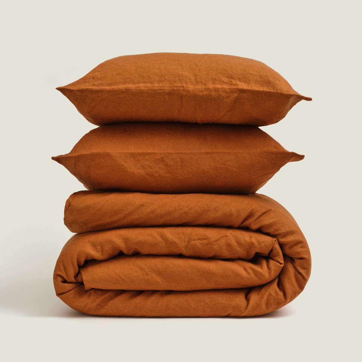 Carlotta + Gee Duvet Cover Linen in Tobacco King