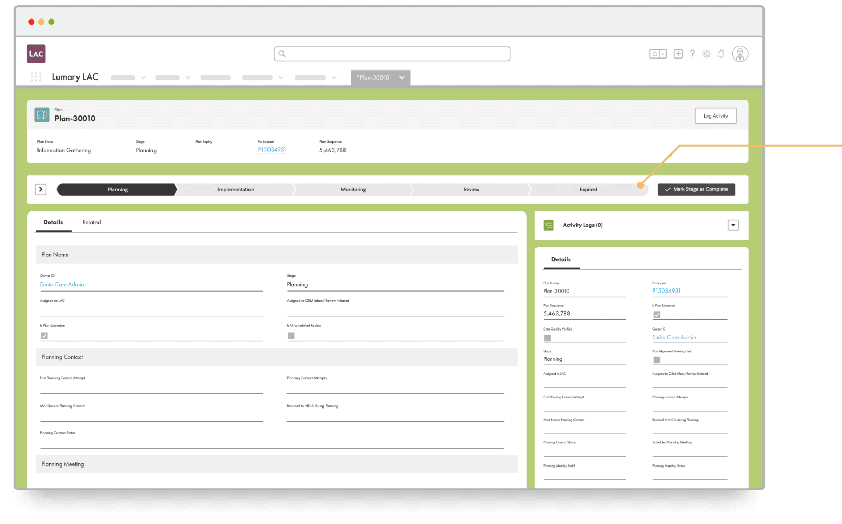 Local Area Coordinator screenshot