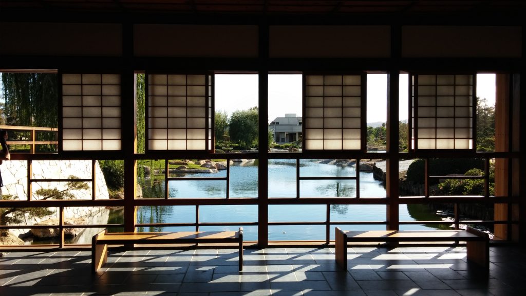 Japanese wood joinery Japanese wood joinery in a traditional tea house